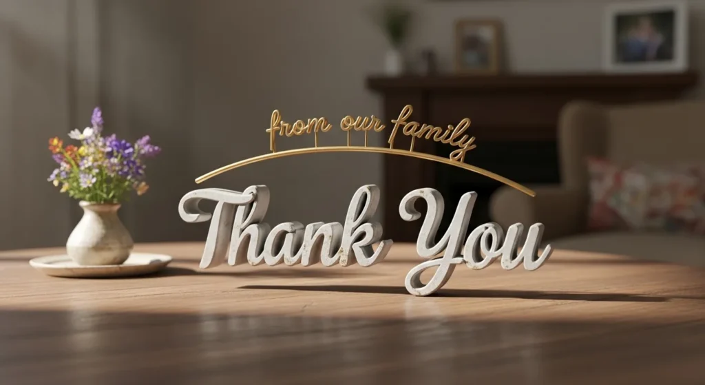 Thank You Messages for Congratulations from Family