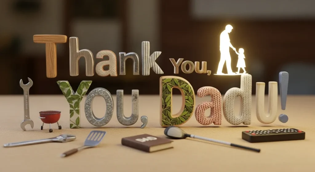 Thank You Messages for Dad on Special Occasions