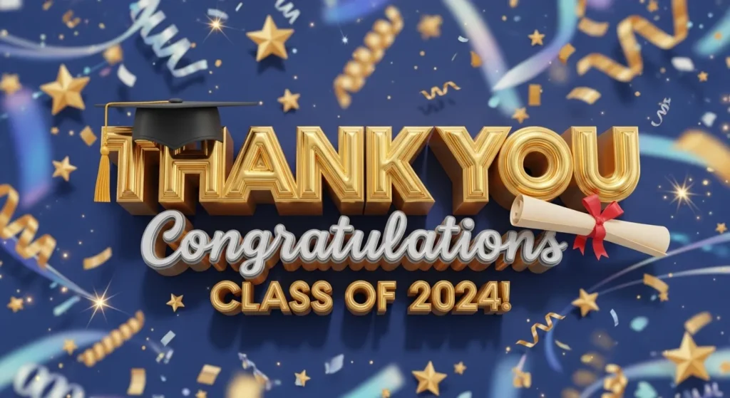 Thank You Messages for Graduation Wishes