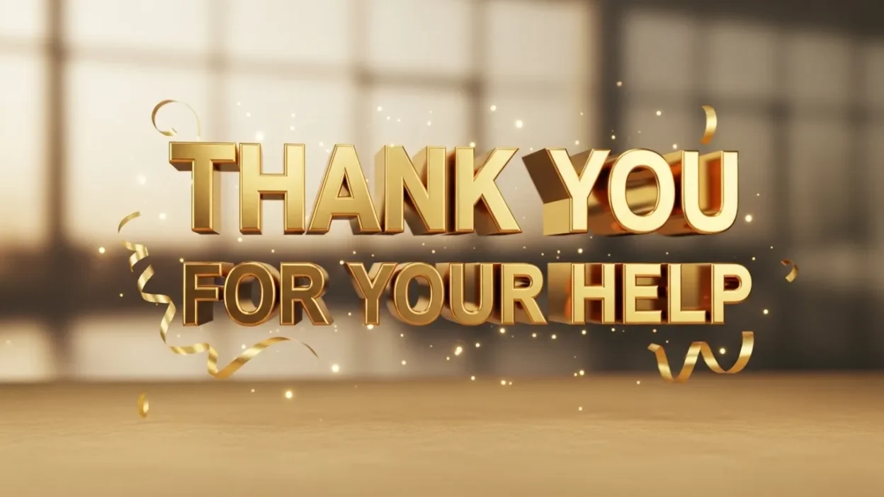 Thank You Messages for Help