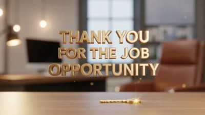 Thank You Messages for Job Opportunity