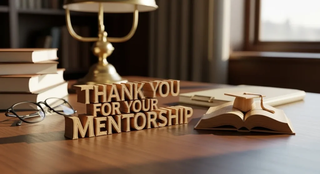 Thank You Messages for Professor for Mentorship