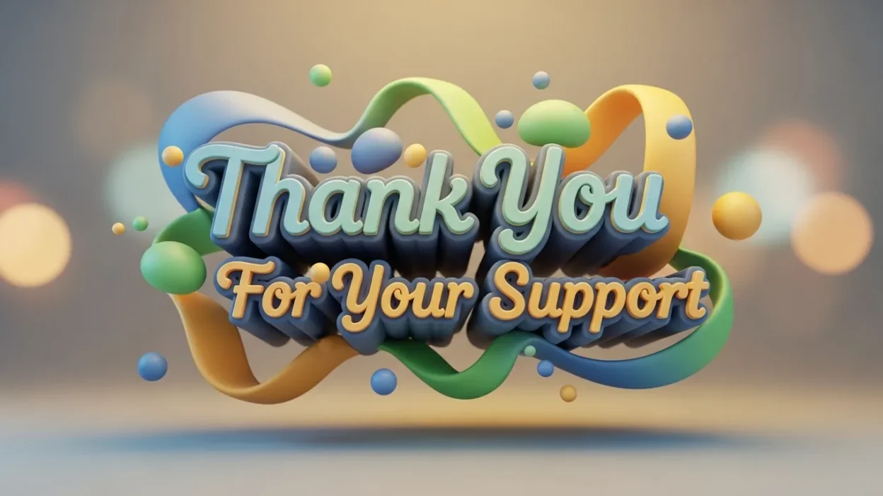 Thank You Messages for Support