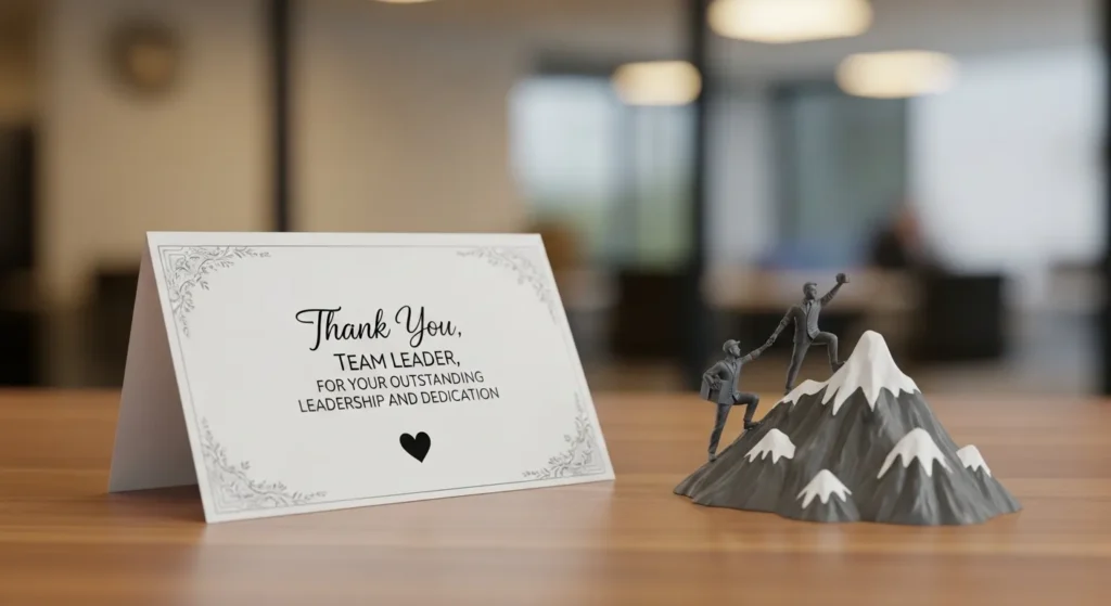 Thank You Messages for Team Leaders