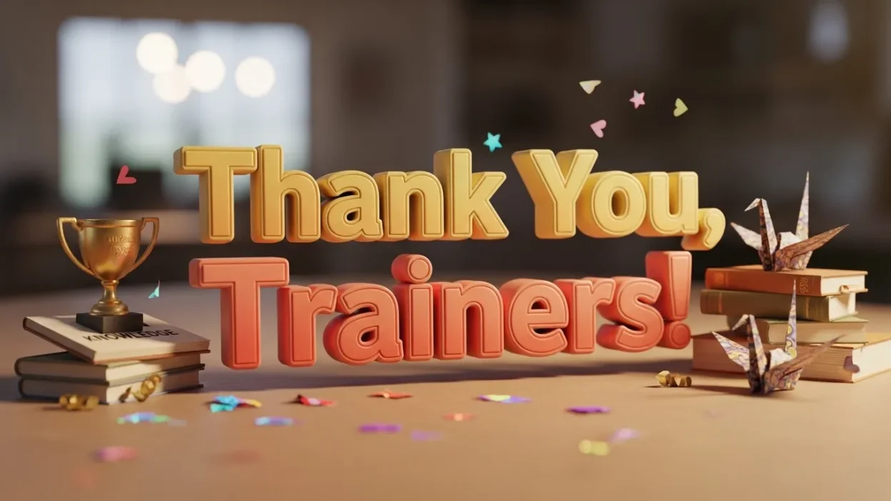 Thank You Messages for Trainers to Show Appreciation