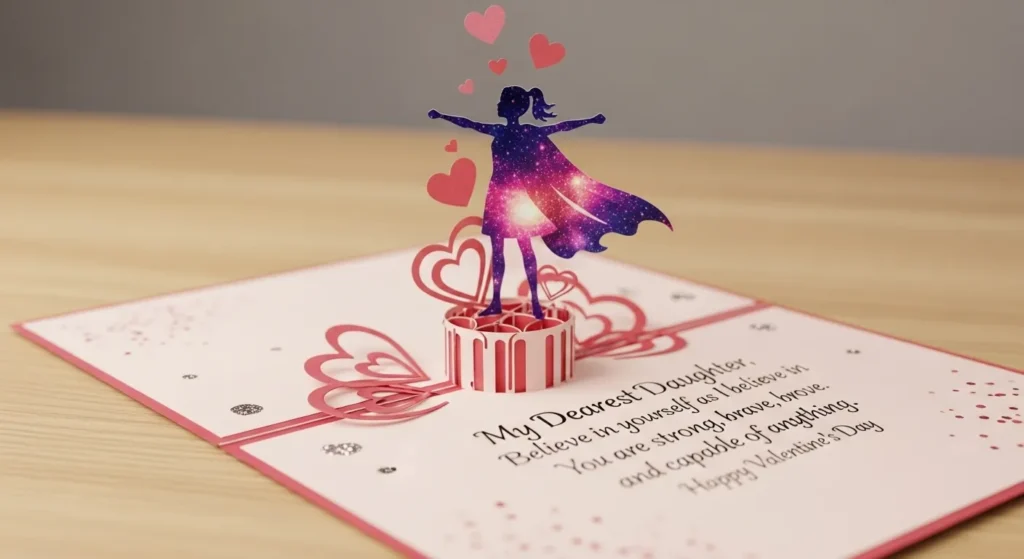 Valentine Messages for Daughter About Confidence