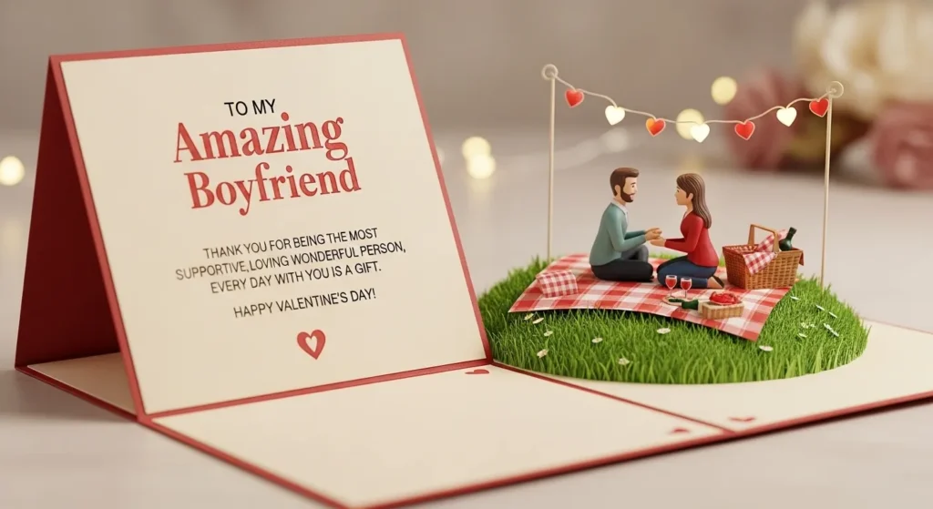 Valentine Thank You Messages for Boyfriend