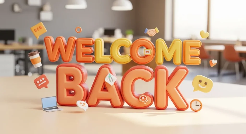 Warm Welcome Back Messages for Colleagues