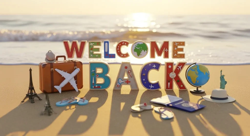 Welcome Back Messages for Friend Returning from Travel