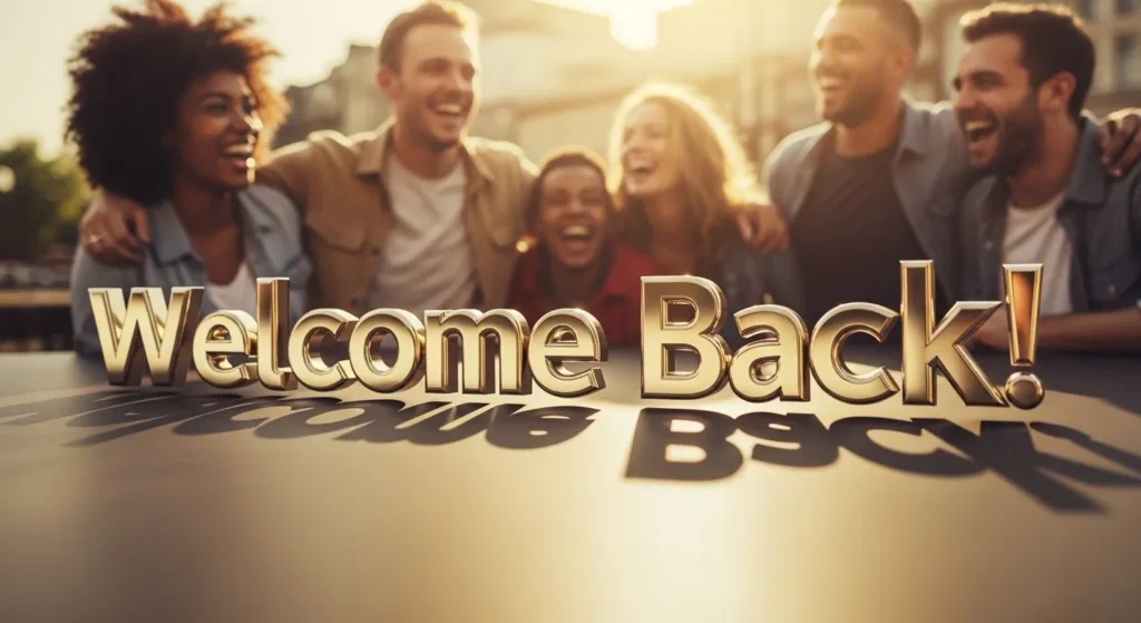 Welcome Back Messages for Friends