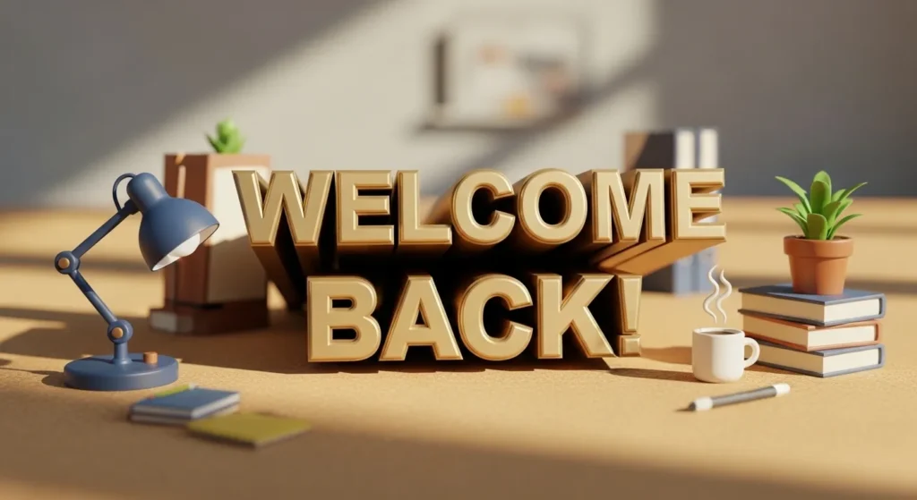 Welcome Back Messages to a Colleague