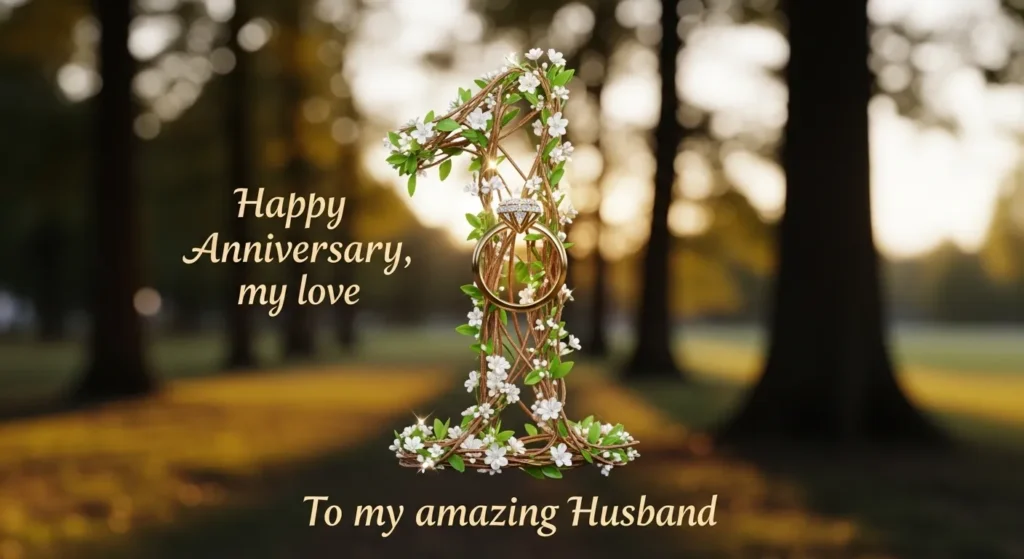 1st Wedding Anniversary Wishes for Husband
