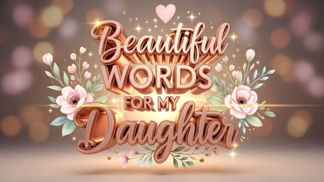 Beautiful Words for My Daughter