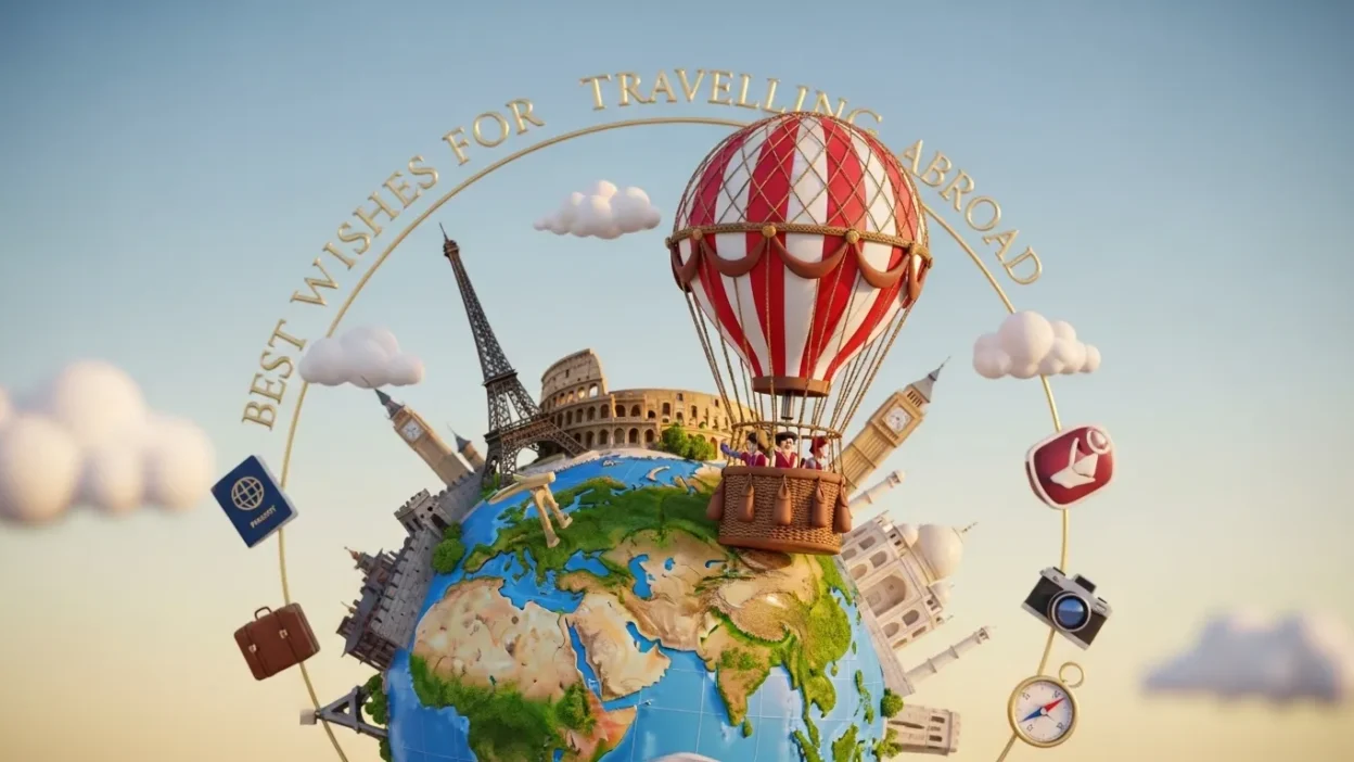 Best Wishes for Travelling Abroad