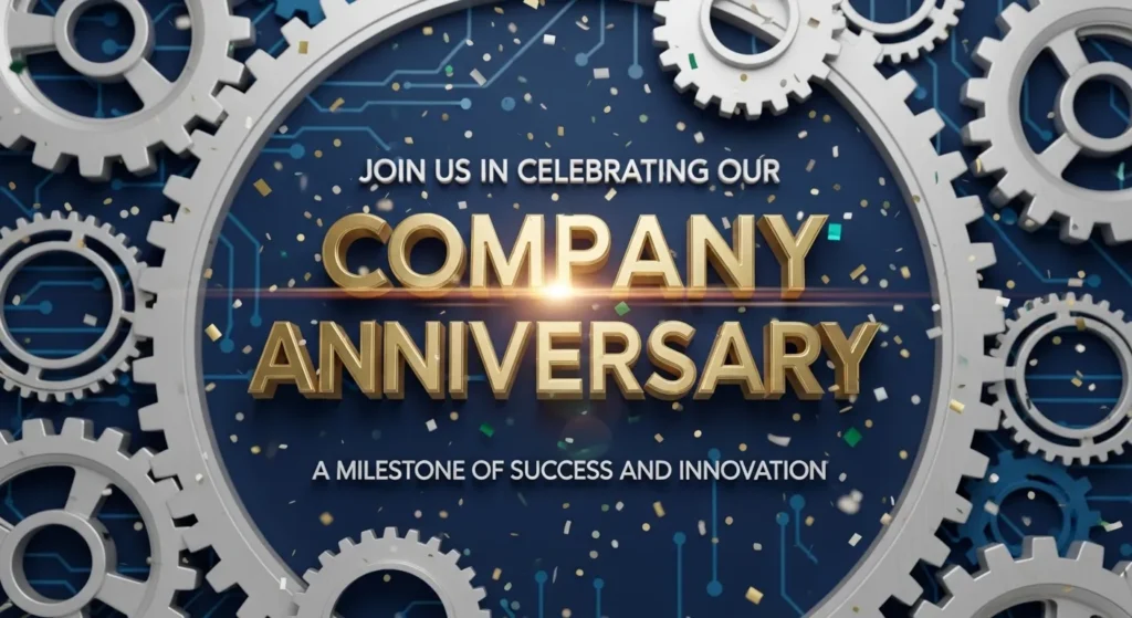 Company Anniversary Invitation Message
