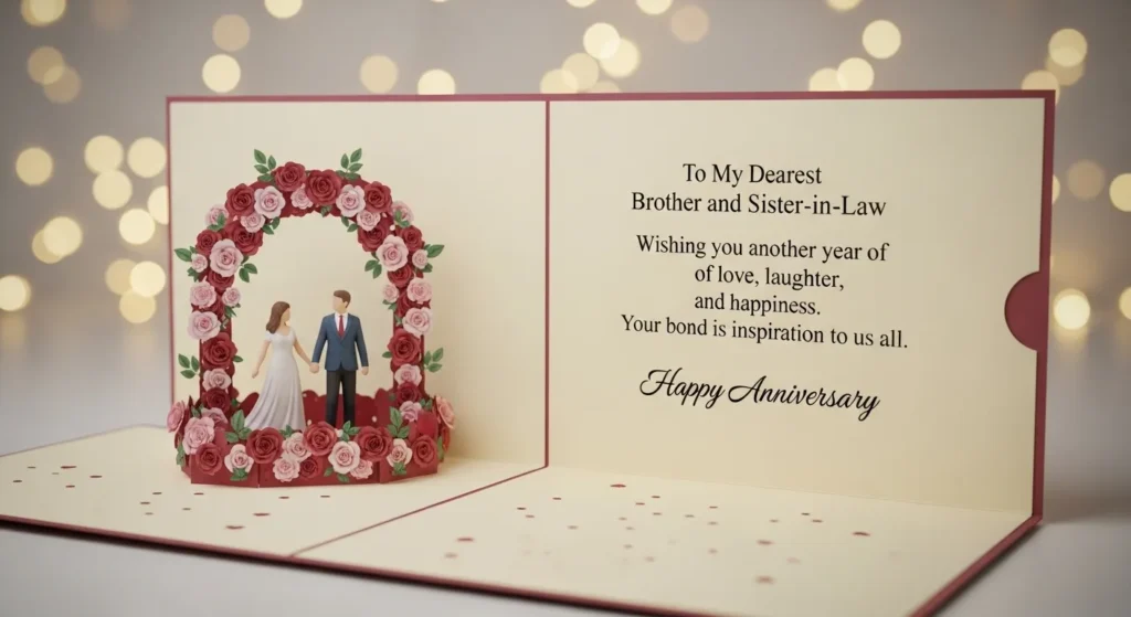 Emotional Anniversary Wishes for Brother and Sister in Law