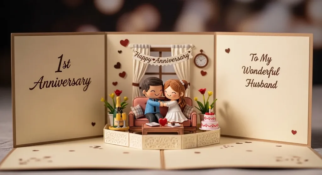 First Wedding Anniversary Wishes for Husband