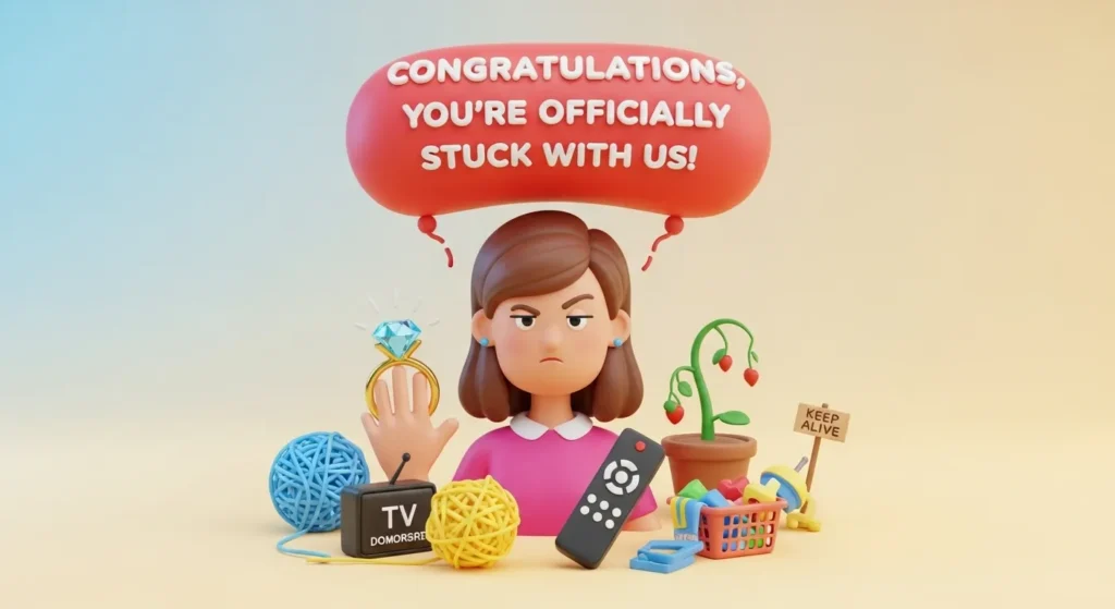 Funny Engagement Wishes for Sister in Law