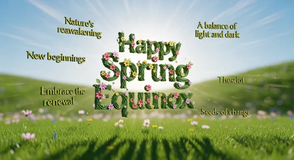 Happy Spring Equinox Quotes