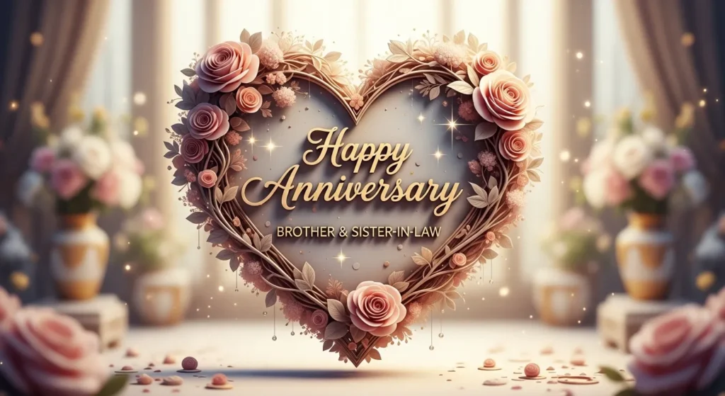 Heartfelt Anniversary Wishes for Brother and Sister in Law