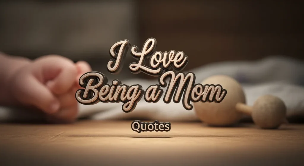 I Love Being a Mom Quotes Short