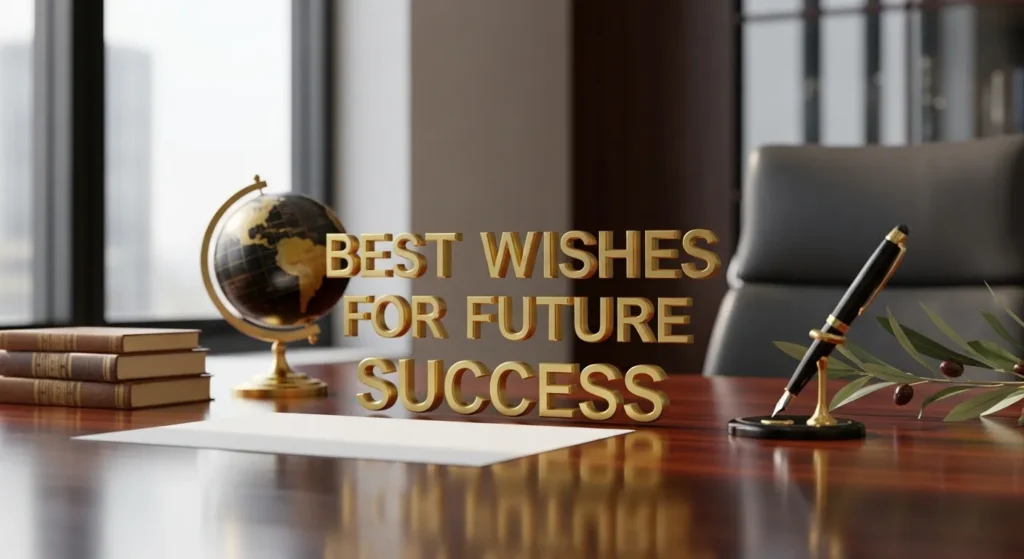 Professional Best Wishes for Future Success