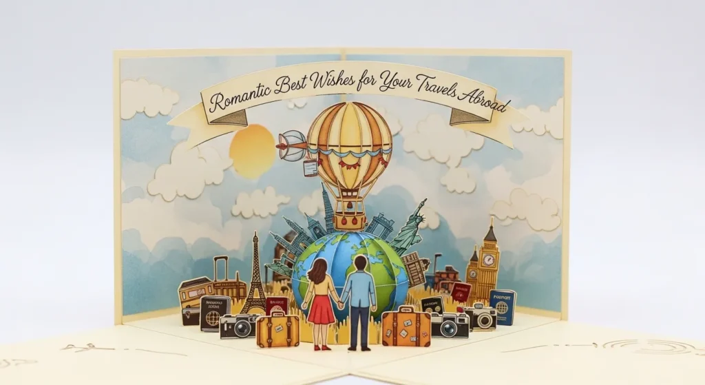 Romantic Best Wishes for Travelling Abroad