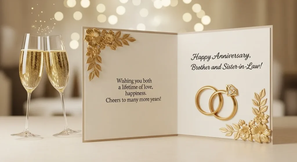 Short Anniversary Wishes for Brother and Sister in Law