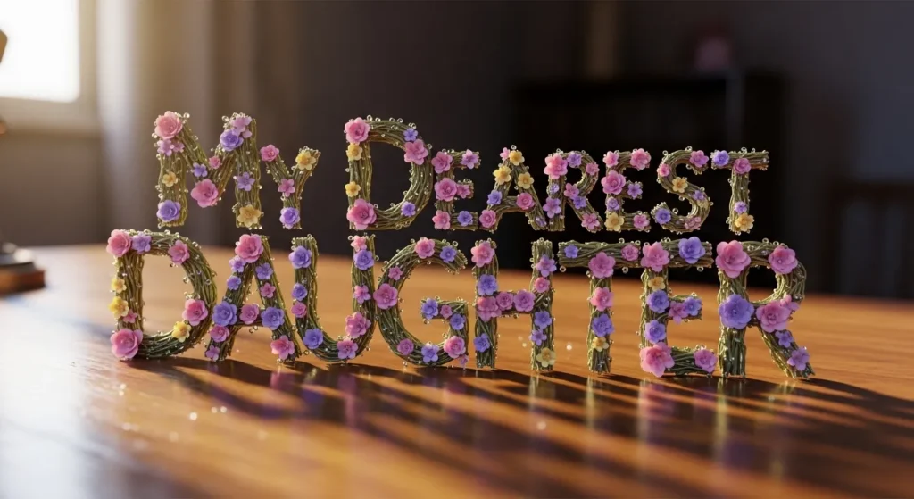 Short Beautiful Words for My Daughter