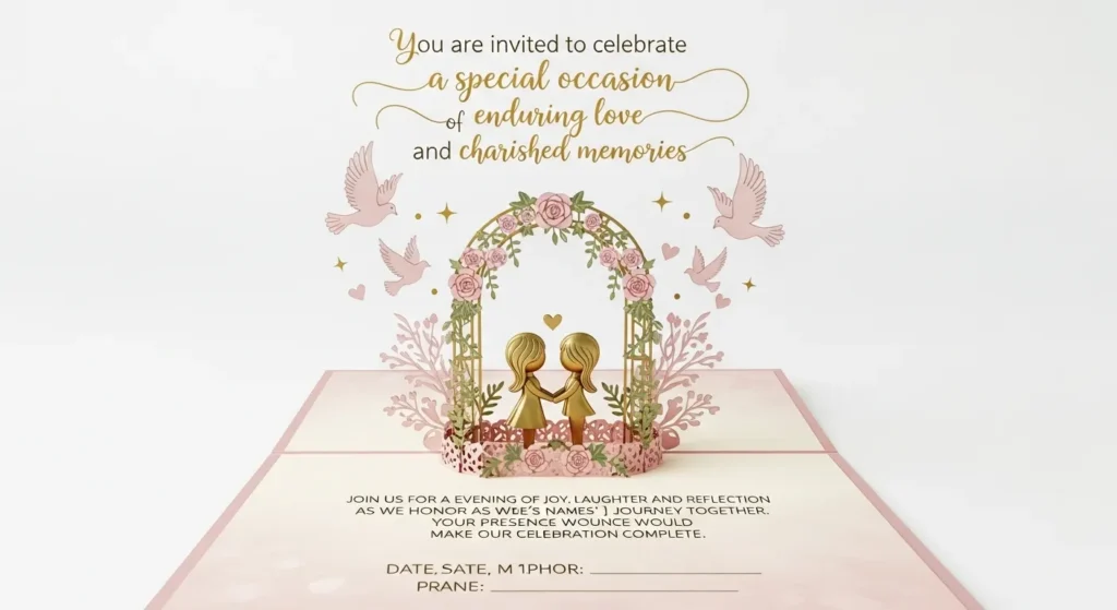 Wedding Anniversary Invitation Messages