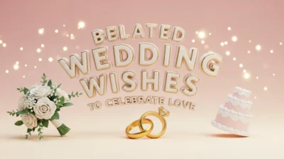 Belated Wedding Wishes to Celebrate Love