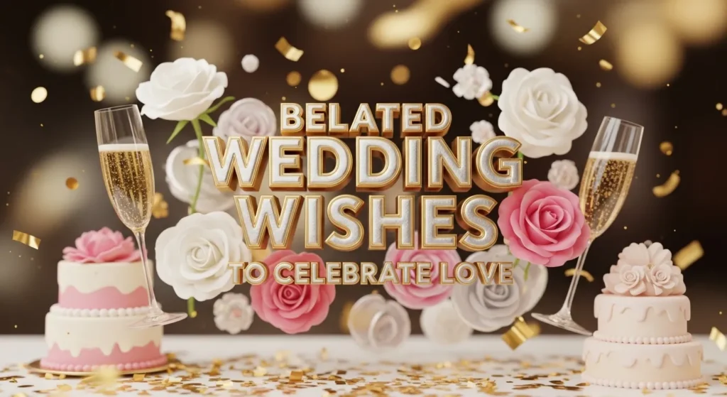 Belated Wedding Wishes to Celebrate Love for Friend