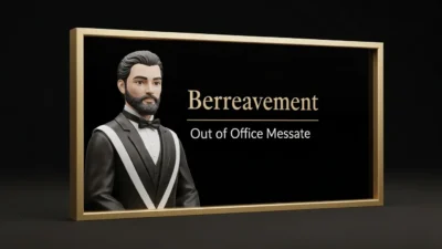 Bereavement Out of Office Messages