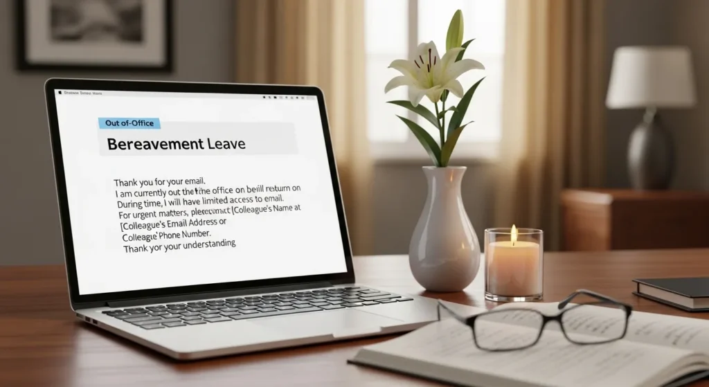 Bereavement Out of Office Messages Sample