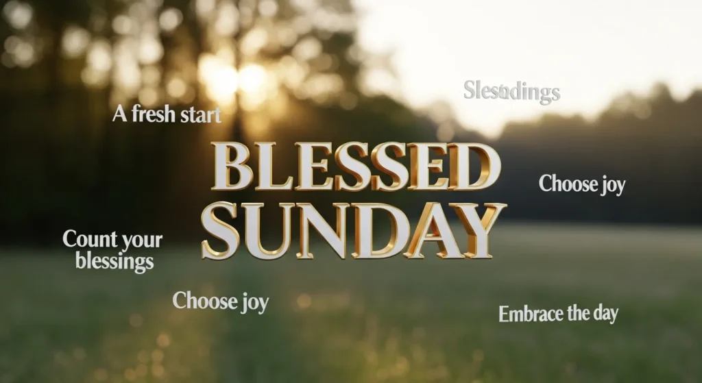 Blessed Sunday Motivational Quotes
