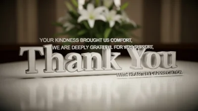 Funeral Thank You Messages from Family