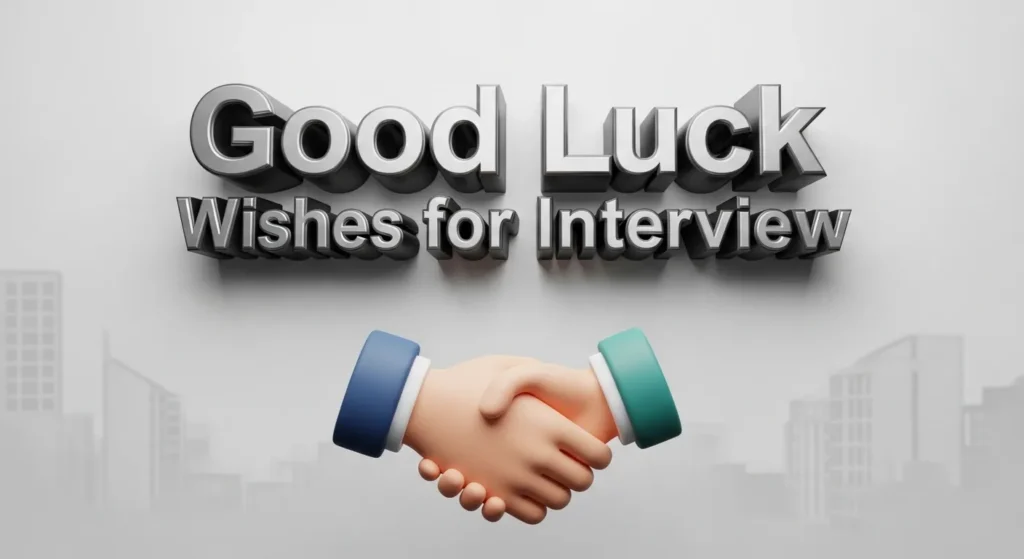Good Luck Wishes for Interview to Friend