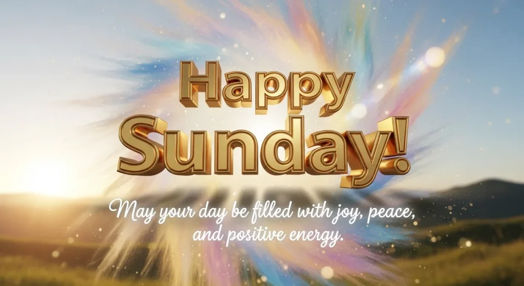 Happy Sunday Motivational Messages