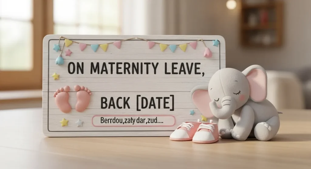 Maternity Leave Message Example
