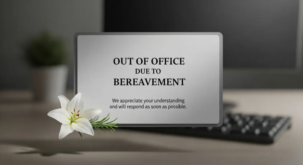 Out of Office Due to Bereavement