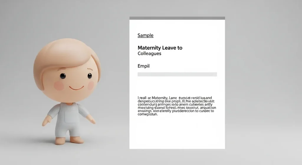 Sample Maternity Leave Email to Colleagues