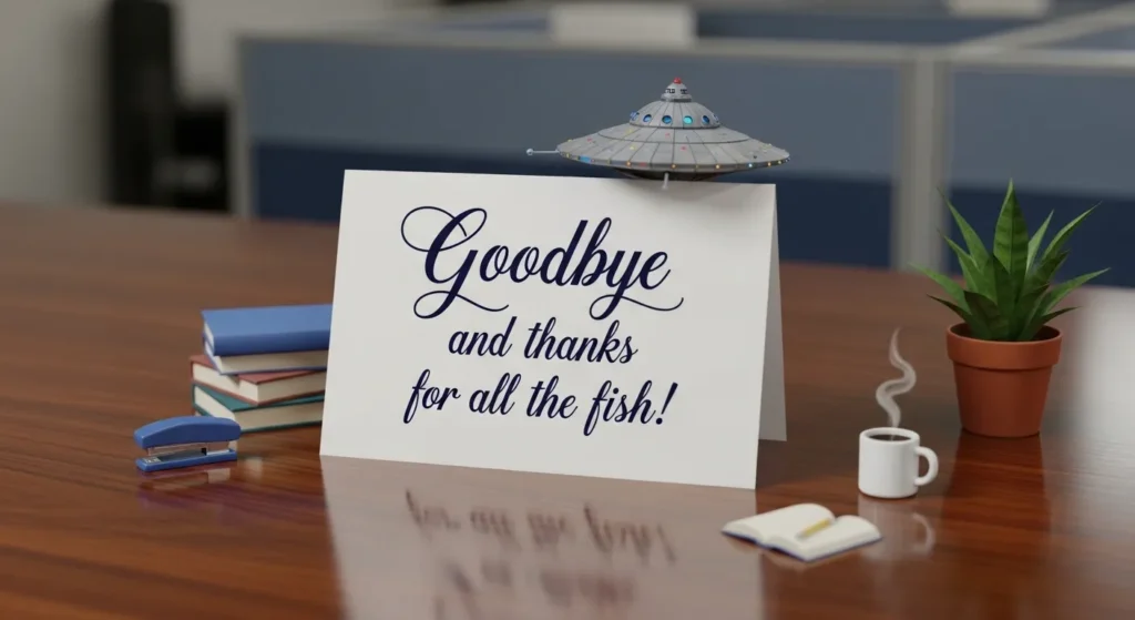 Short Goodbye Message Leaving Company