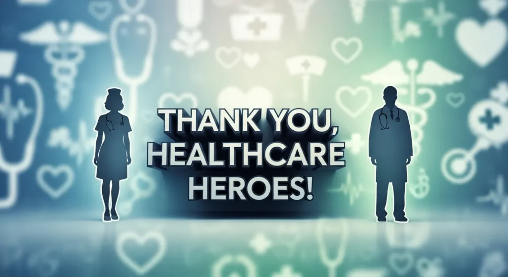 Short Thank You Message for Nurses and Doctors