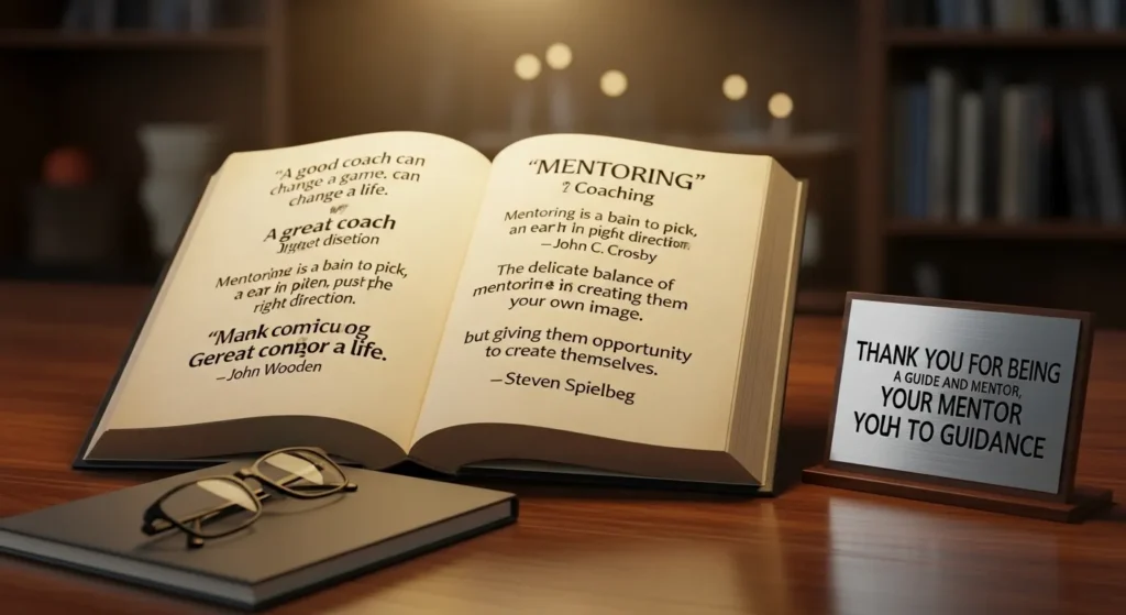 Thank You for Coaching and Mentoring Quotes