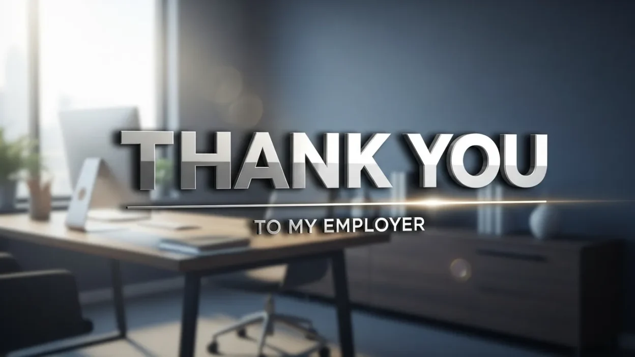 Thank You Messages for Employer When Leaving