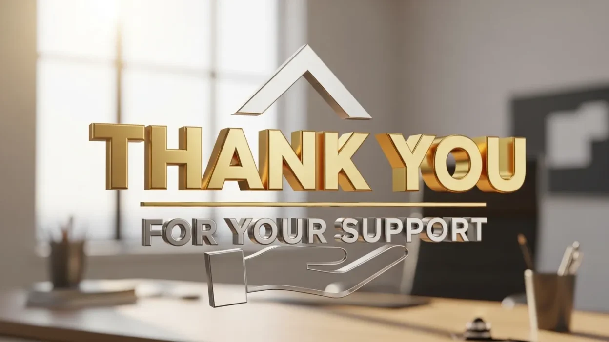 Thank You Messages to Boss for Support