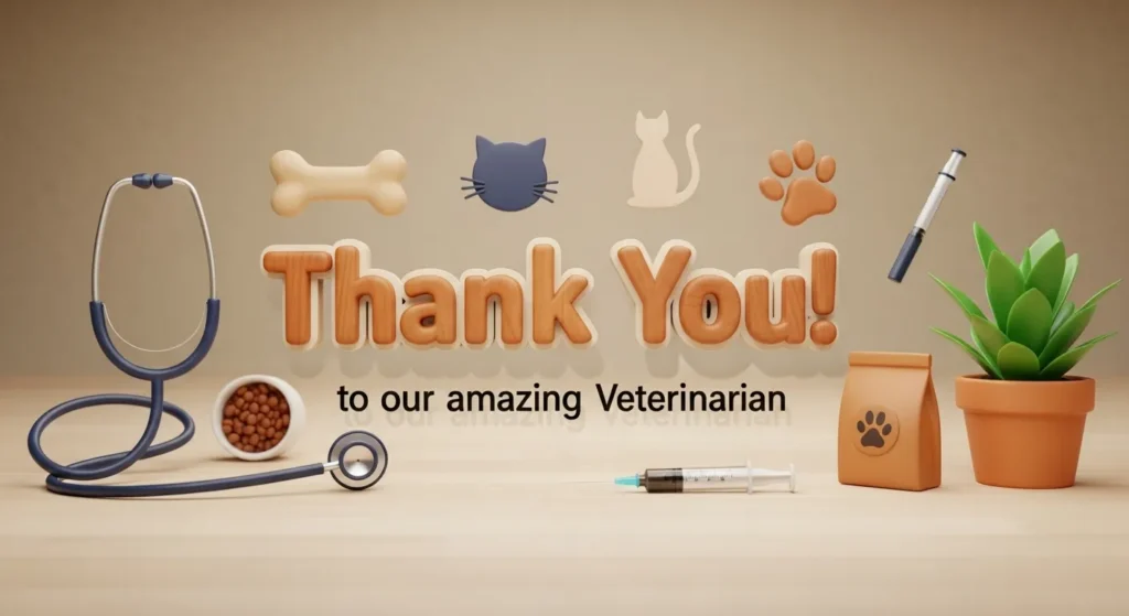 Thank You Messages to Veterinarian
