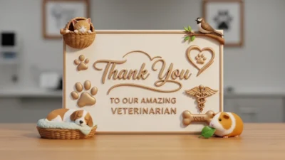 Thank You Messages to Veterinarian