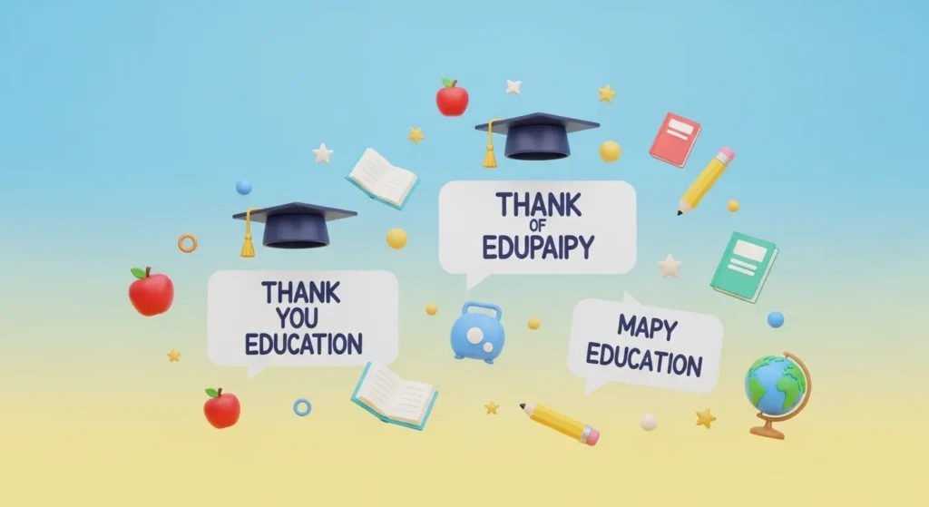 Thank You Teacher Messages from Parents to Students