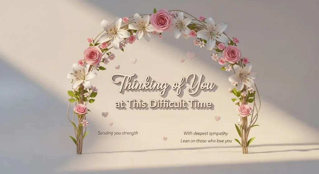 Thinking of You at This Difficult Time Messages for Her